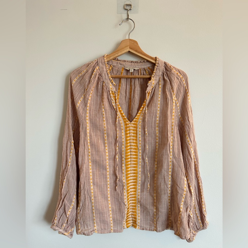 Lucky Brand peasant shirt